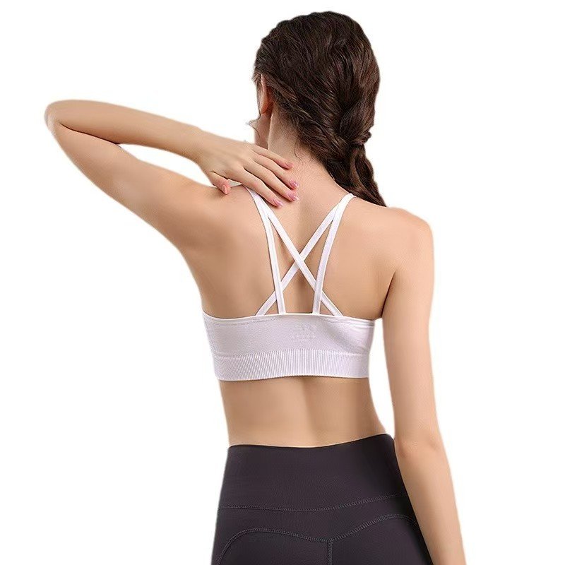 Seamless Sports Multi-Strap Mesh Sports Bra FYW004 - Imagen 2