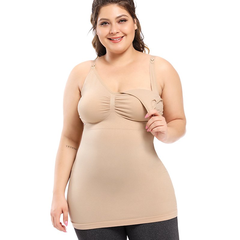 Seamless Plus-Size Nursing Camisole CJXP001