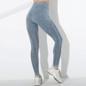 Seamless Acid-Wash Athletic Leggings MML005
