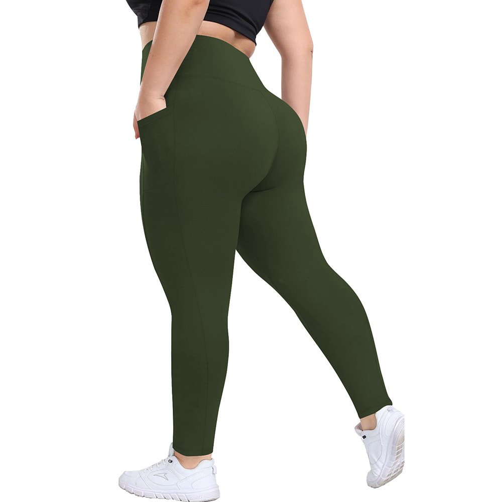 Seamless Plus-Size Yoga Pants XNX001 - Imagen 2