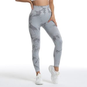 Seamless Tie-Dye Athletic Leggings MML001