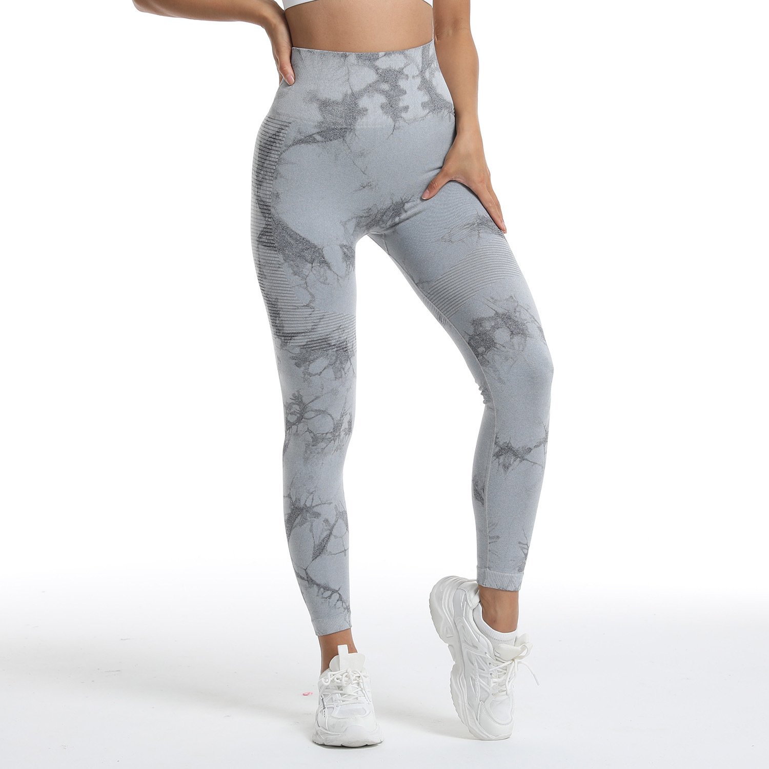 Seamless Tie-Dye Athletic Leggings MML001