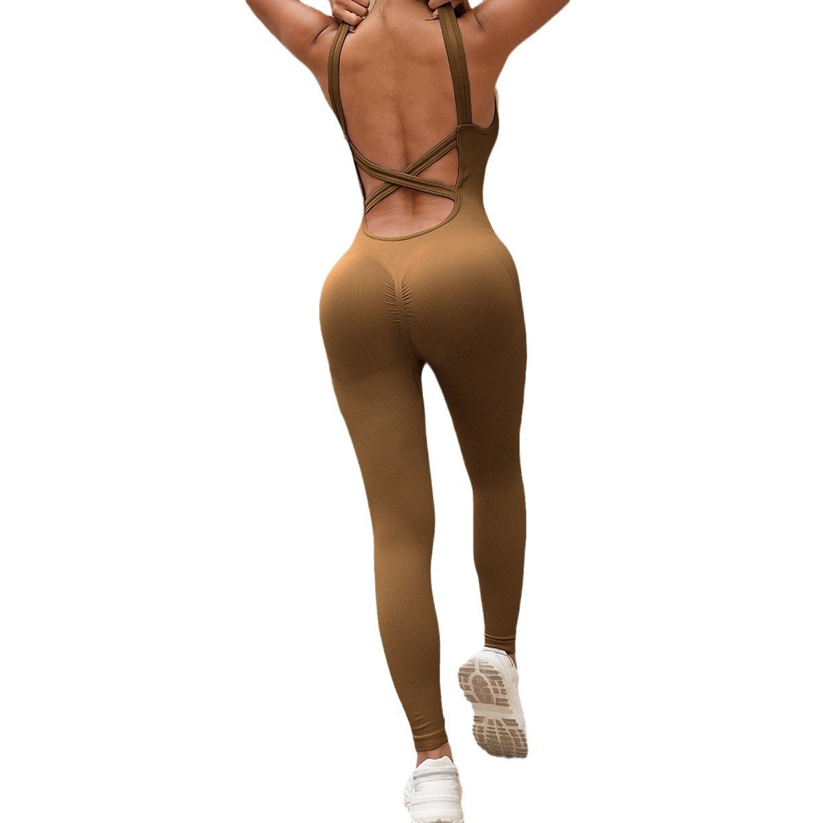 Seamless Ribbed Jumpsuit SZJ001 - Imagen 3