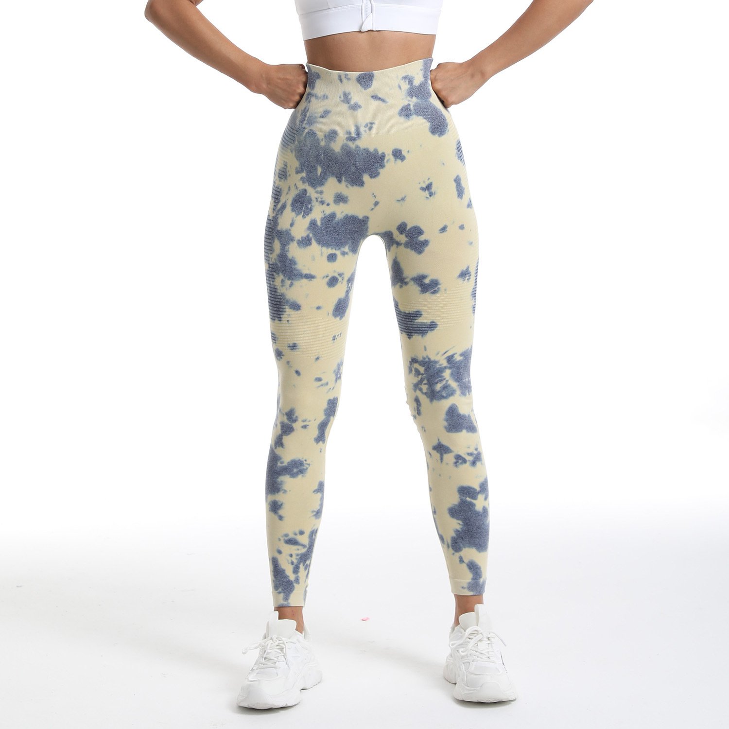 Seamless Tie-Dye Athletic Leggings MML001 - الصورة 4